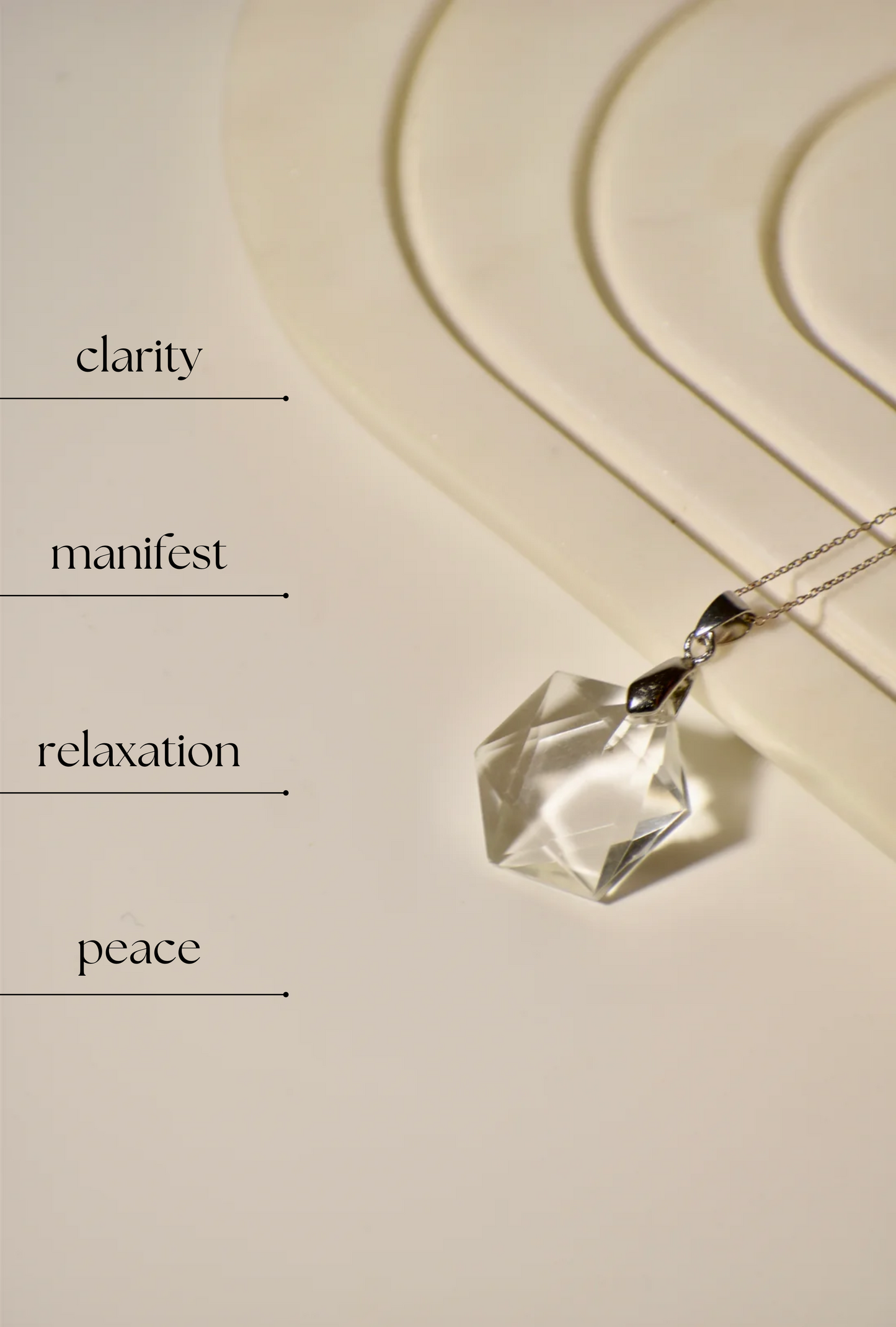Clear Quartz Crown Chakra Star Neckalce