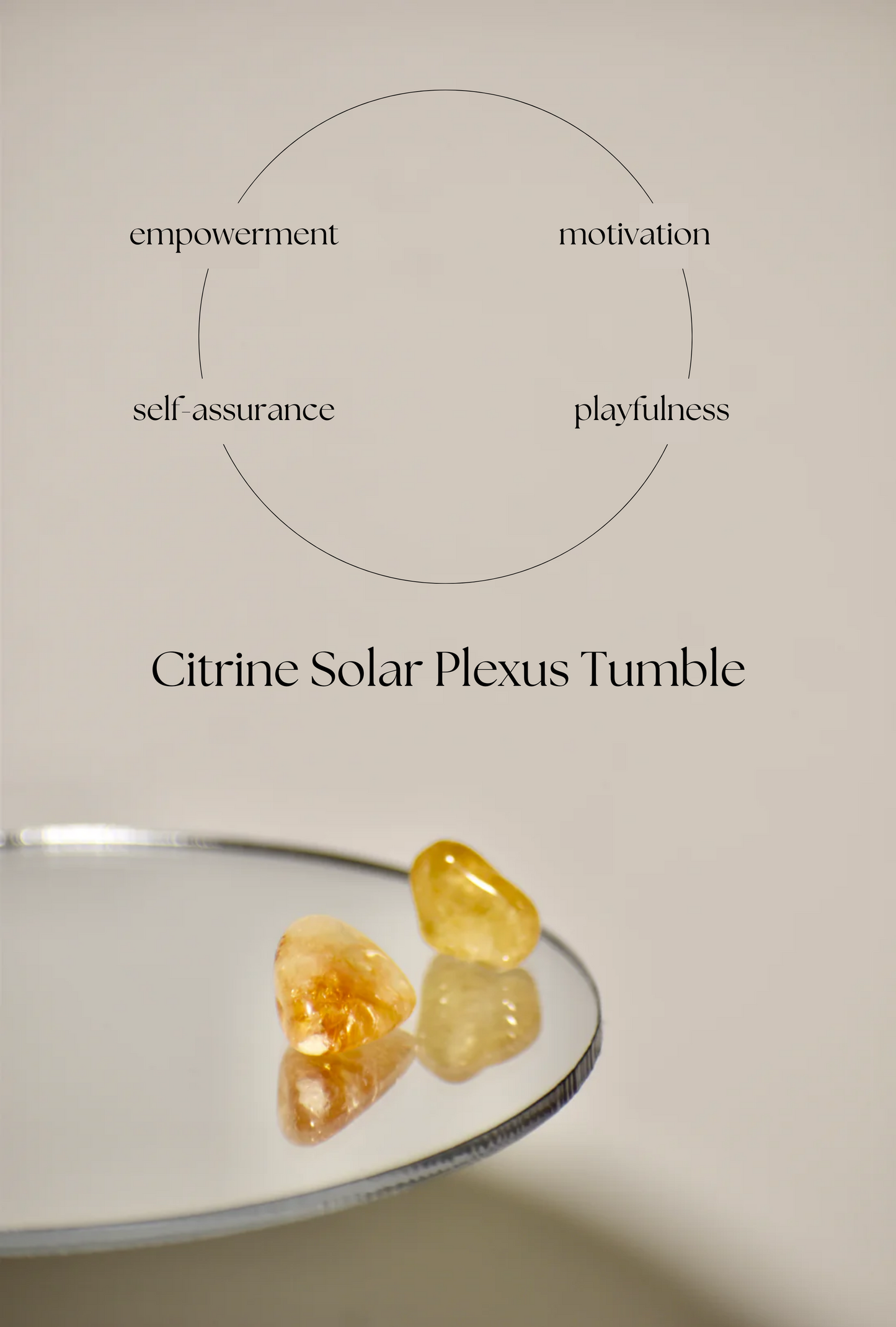 Citrine Solar Plexus Chakra Crystal (small)