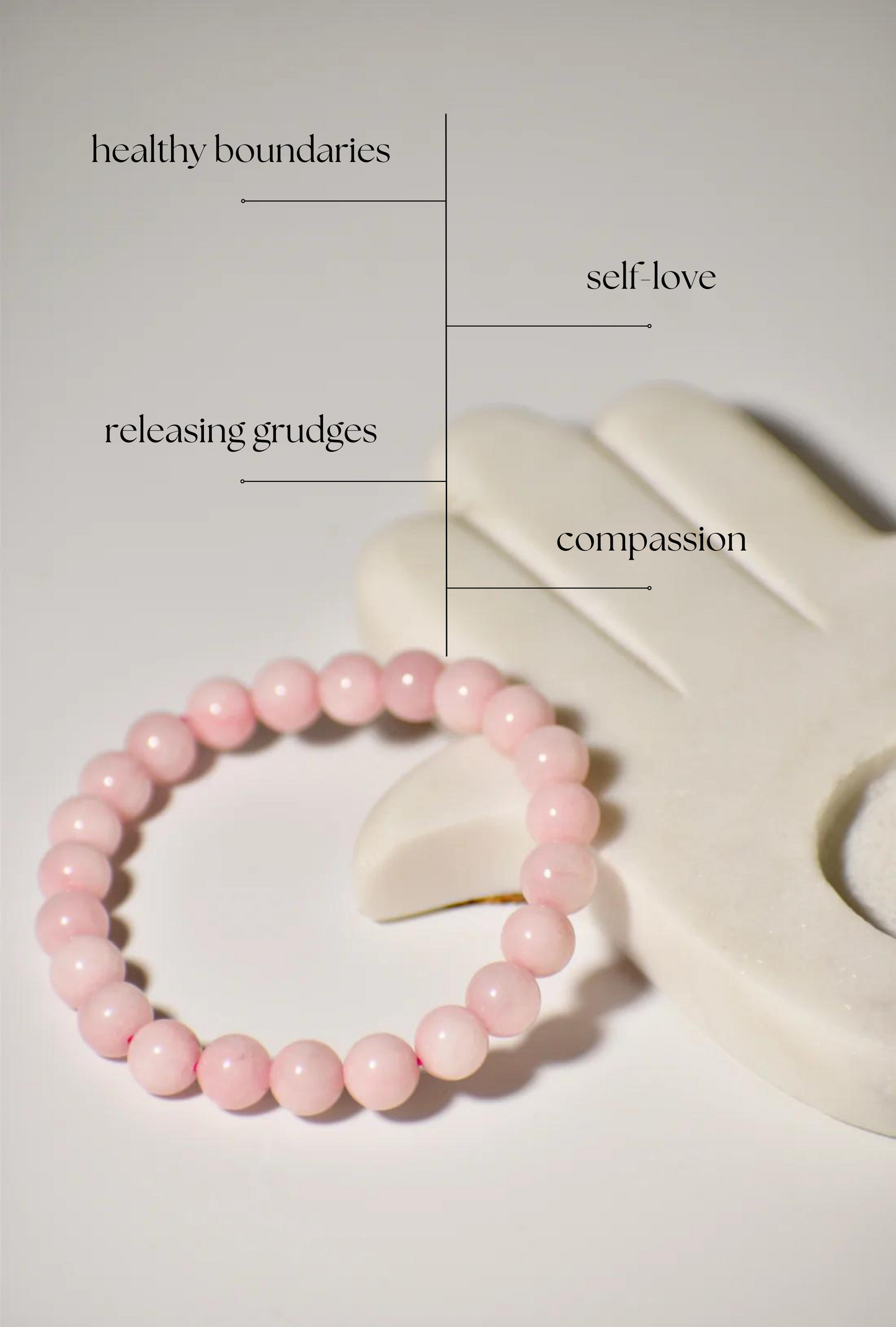 Rose Quartz Heart Chakra Bracelet