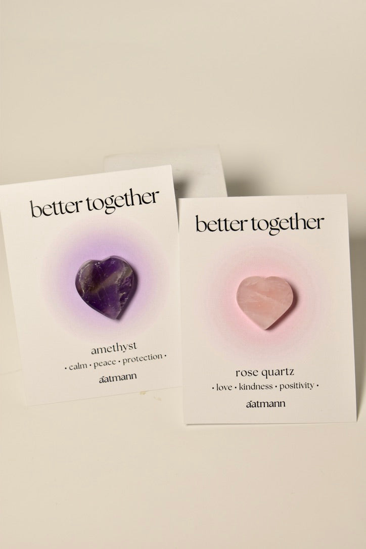 Amethyst Heart Crystal