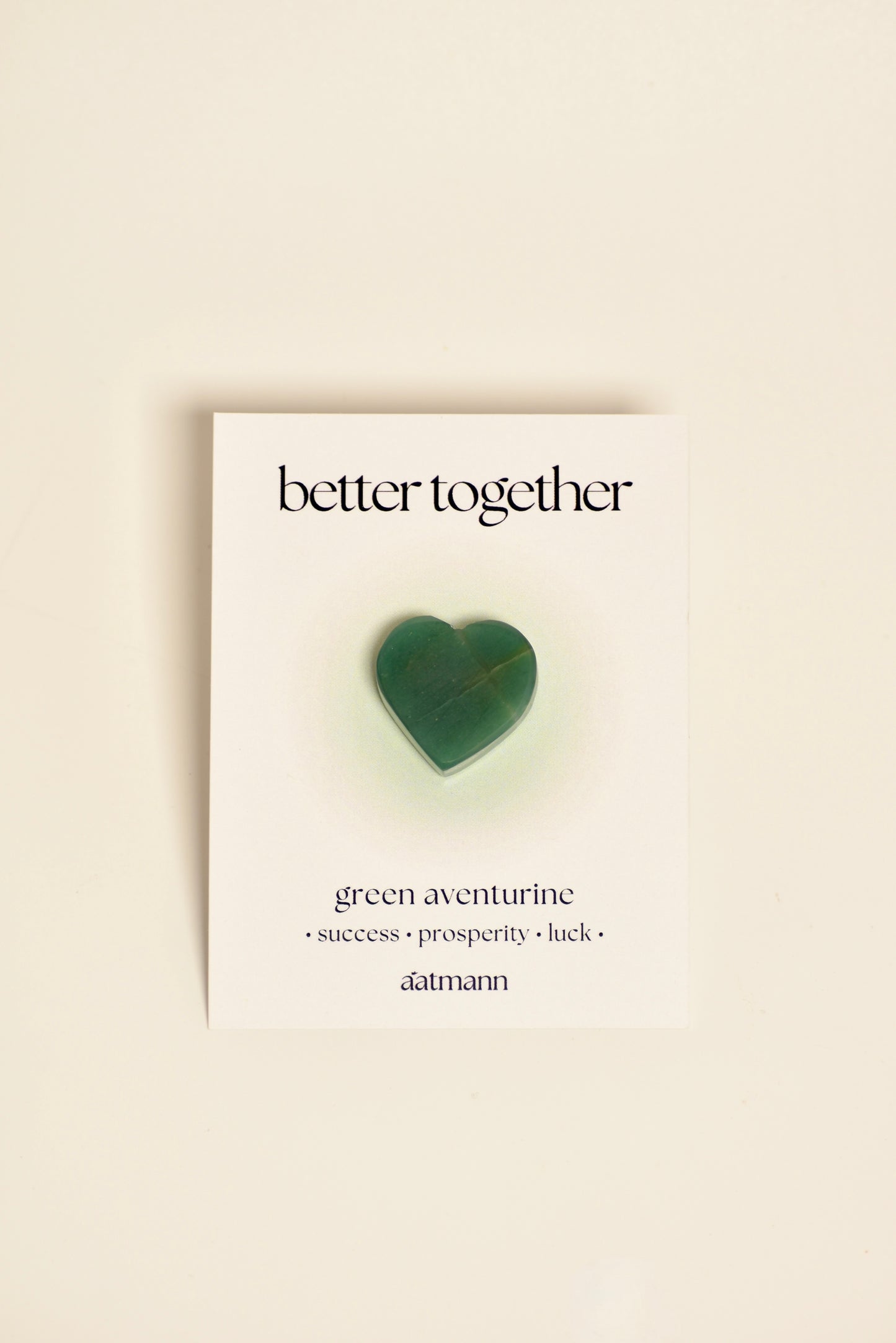 Green Aventurine Heart Crystal