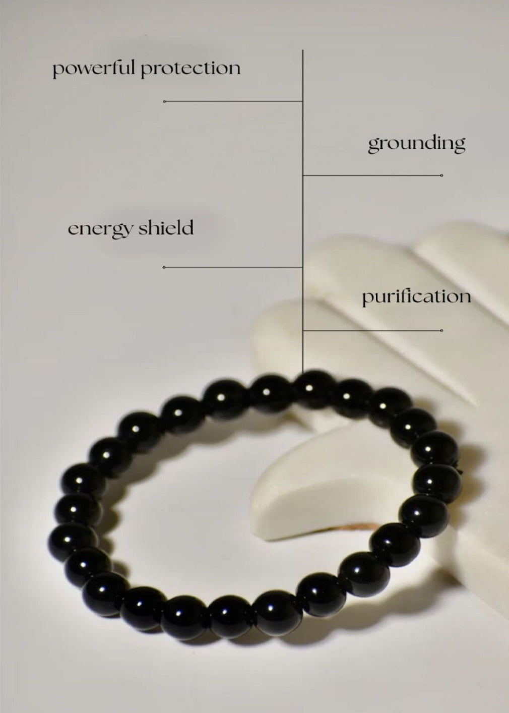 Black Tourmaline Root Chakra Bracelet