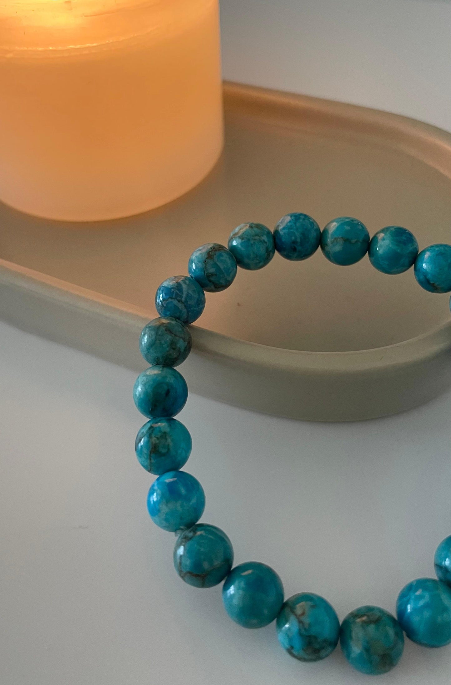 Turquoise Throat Chakra Bracelet