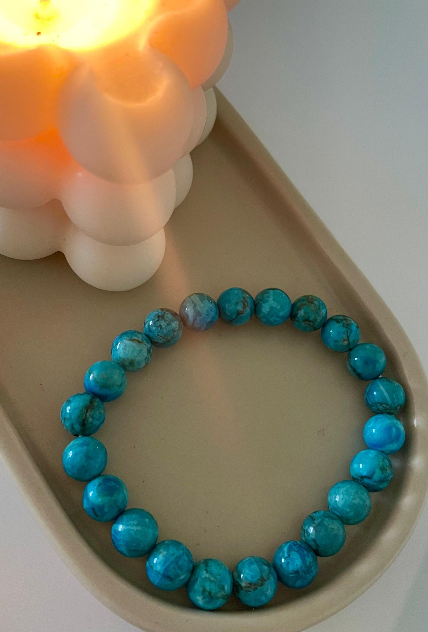 Turquoise Throat Chakra Bracelet