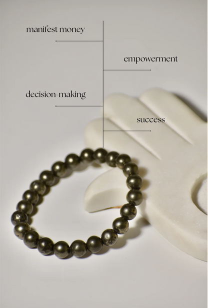 Pyrite Solar Plexus Chakra Bracelet