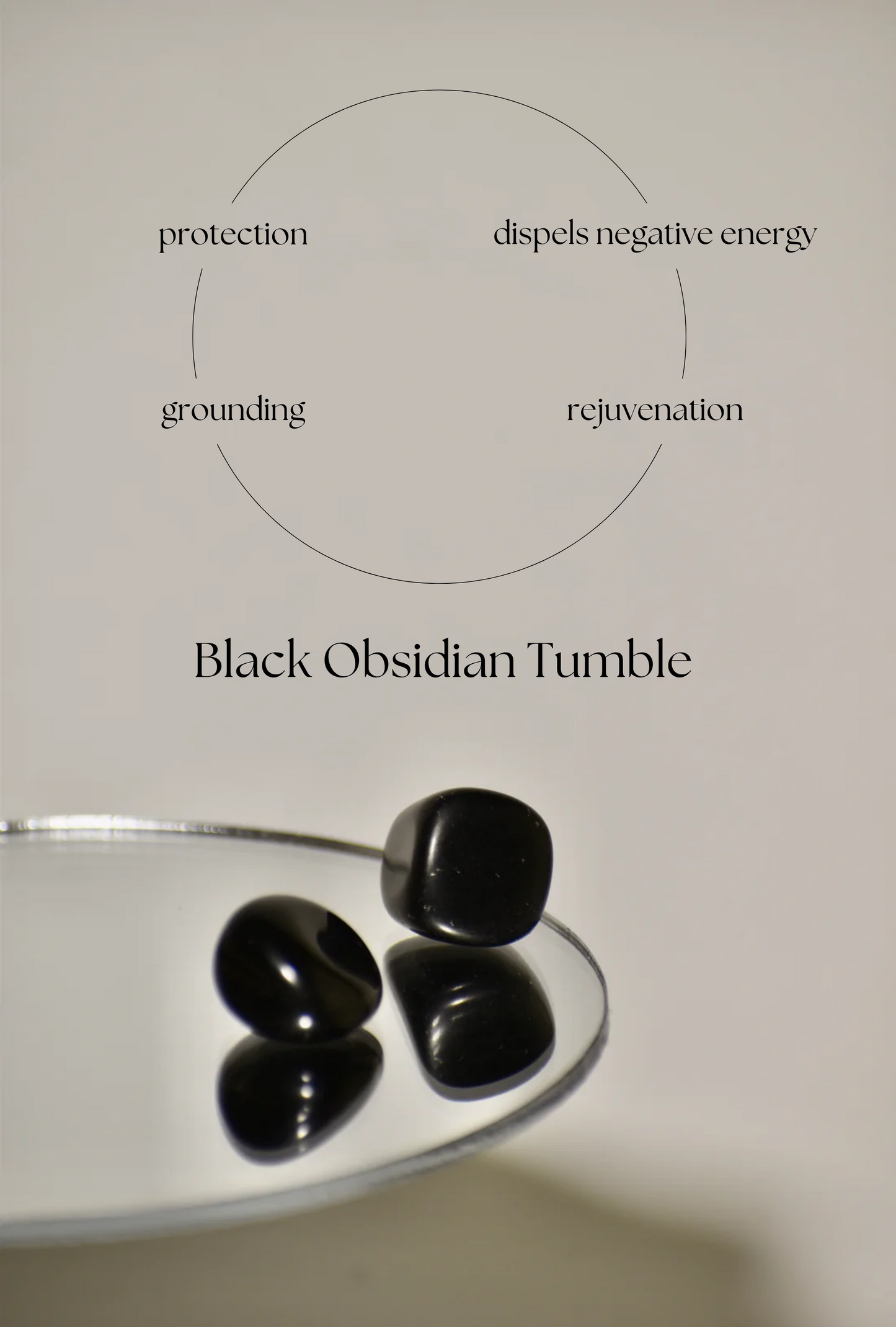 Black Obsidian Root Chakra Crystal