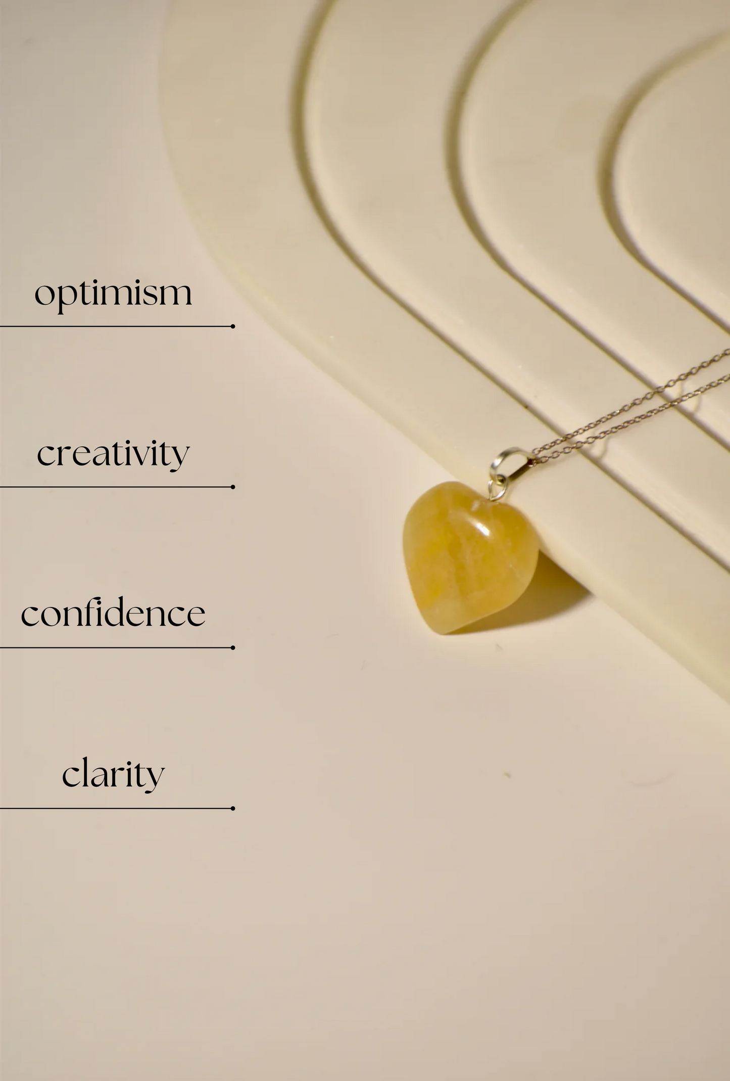 Yellow Aventurine Solar Plexus Heart Necklace