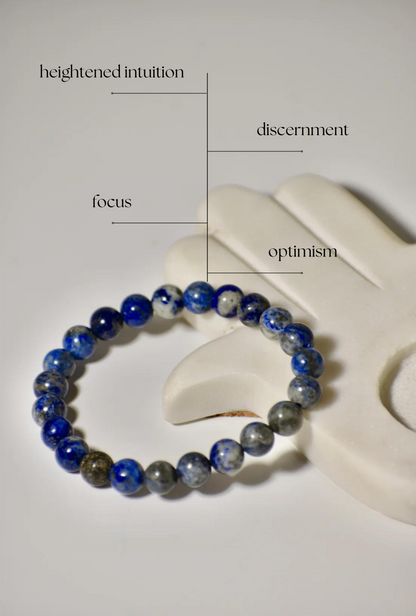 Lapiz Lazuli Third Eye Chakra Bracelet