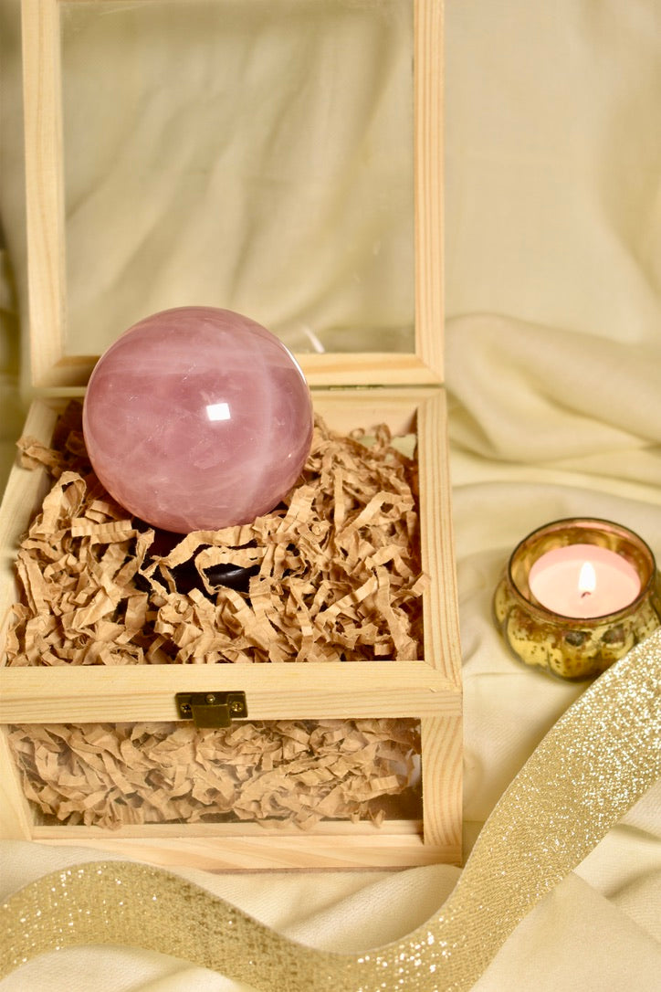 Rose Quartz Sphere XL