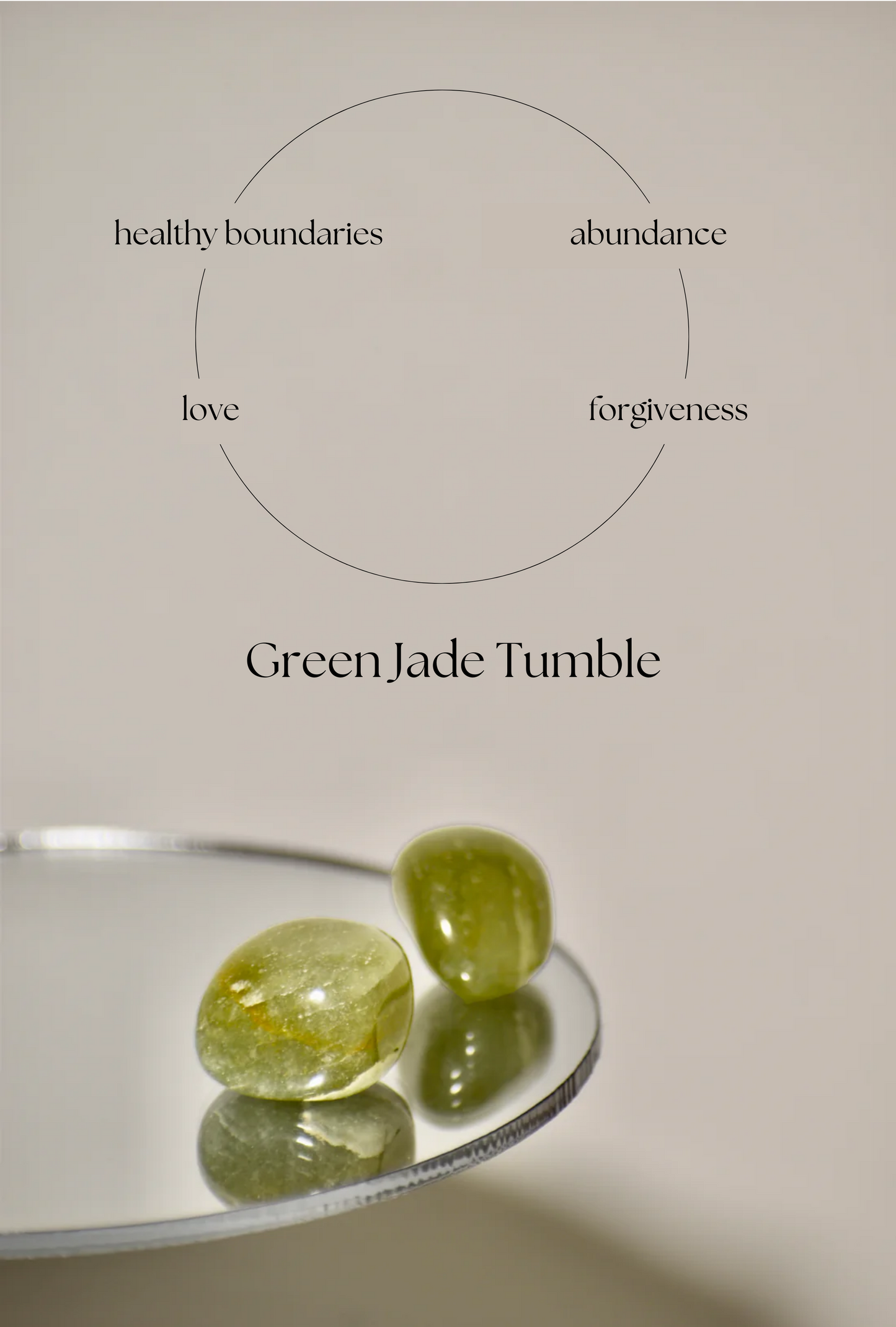 Green Jade Heart Chakra Crystal