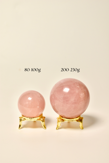 Rose Quartz Spheres