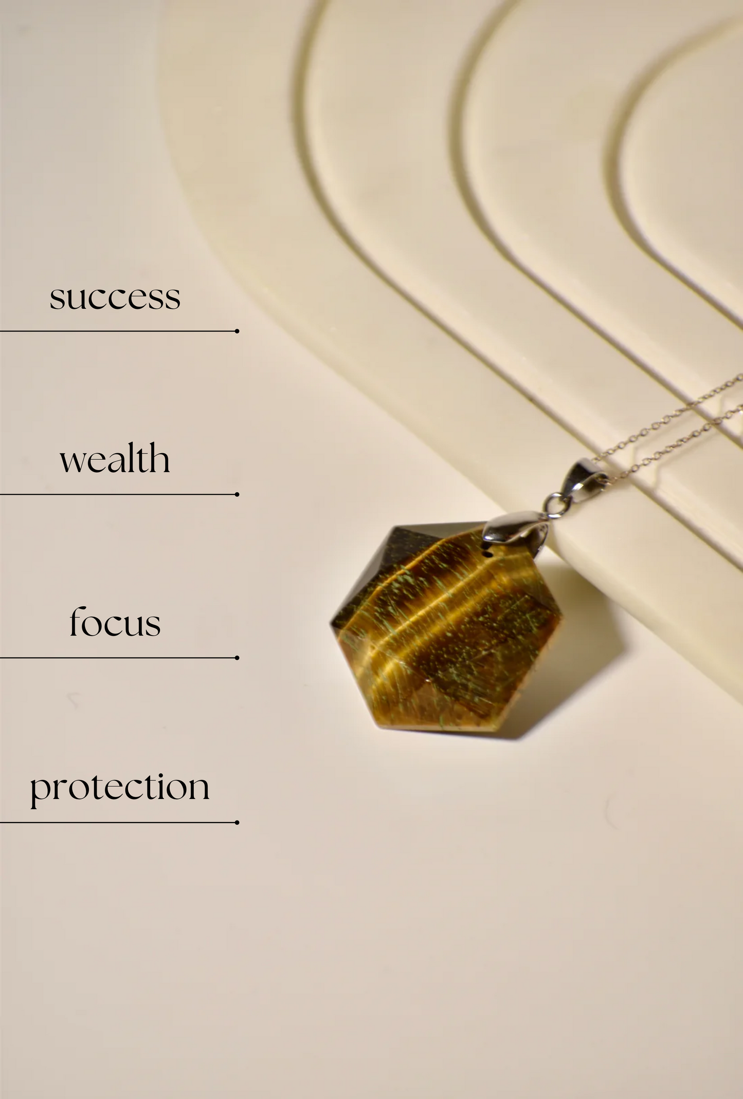 Tigers Eye Sacral Chakra Star Necklace