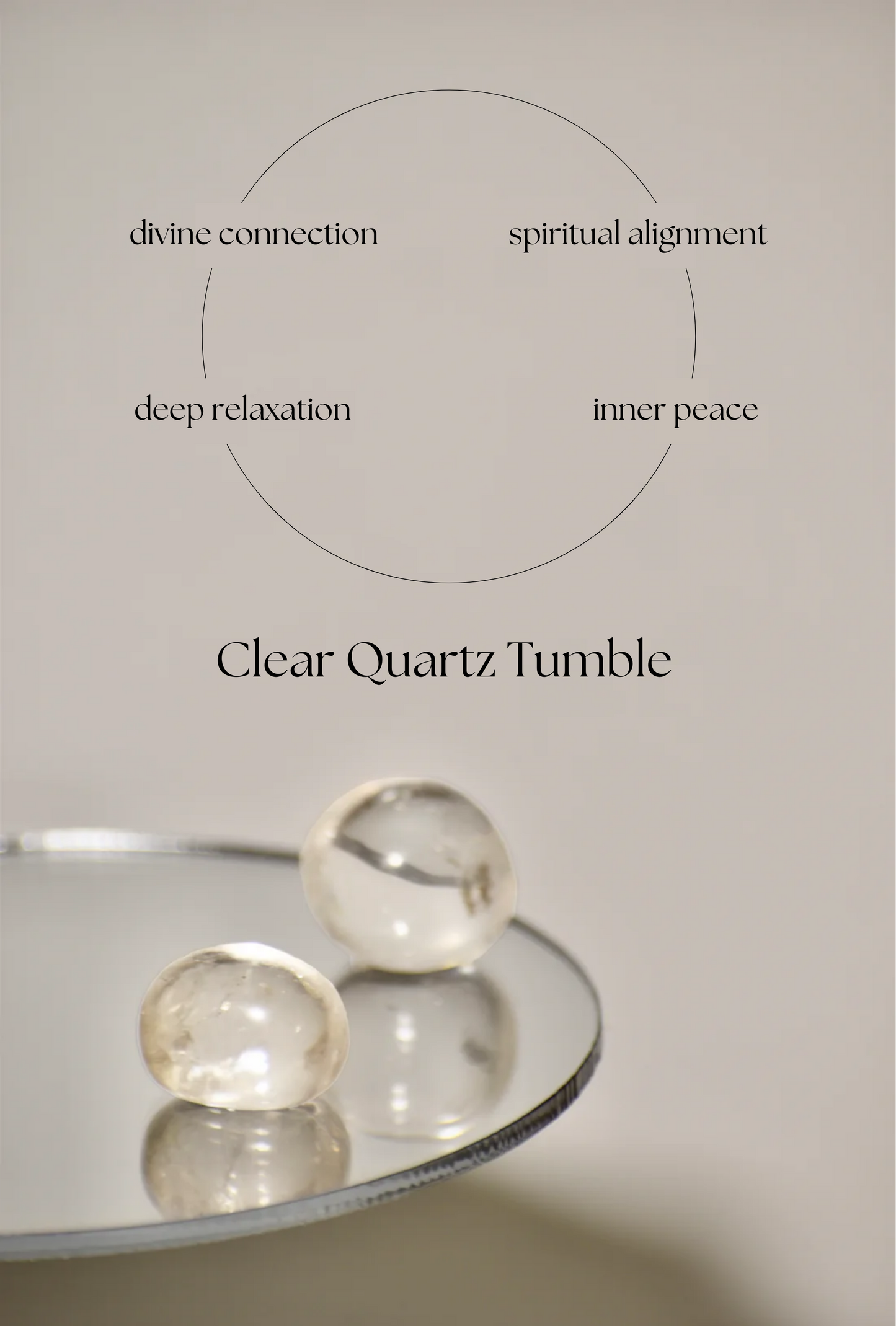 Clear Quartz Crown Chakra Crystal