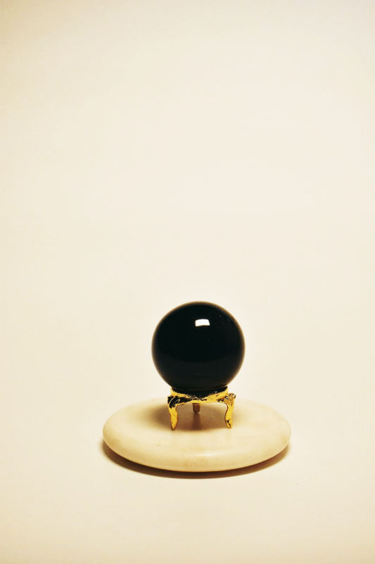 Black Obsidian sphere