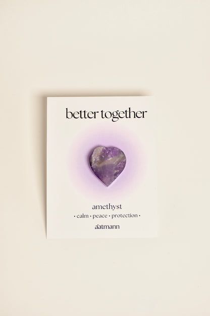 Amethyst Heart Crystal