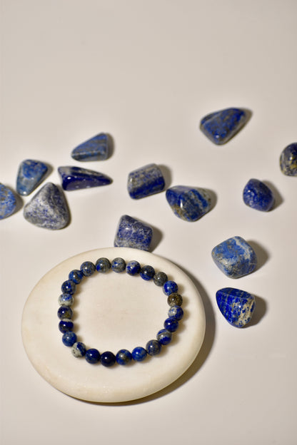 Lapiz Lazuli Third Eye Chakra Bracelet