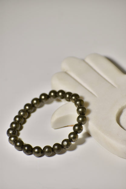 Pyrite Solar Plexus Chakra Bracelet