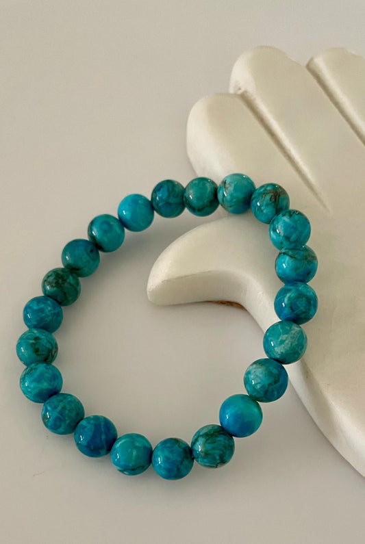 Turquoise Throat Chakra Bracelet