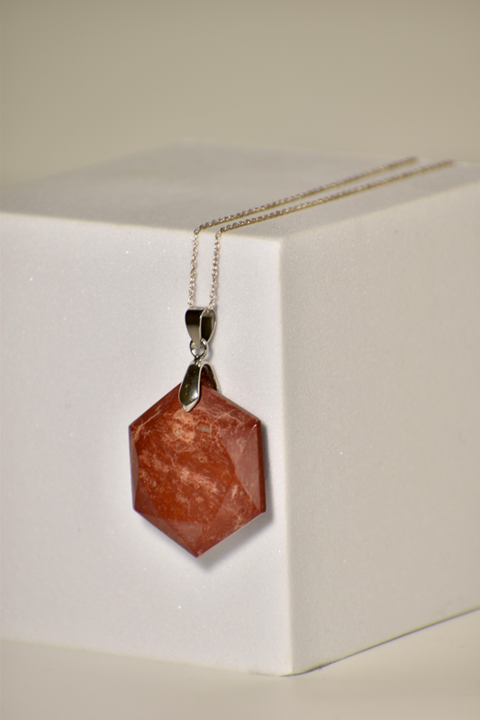 Red Jasper Root Chakra Star Necklace