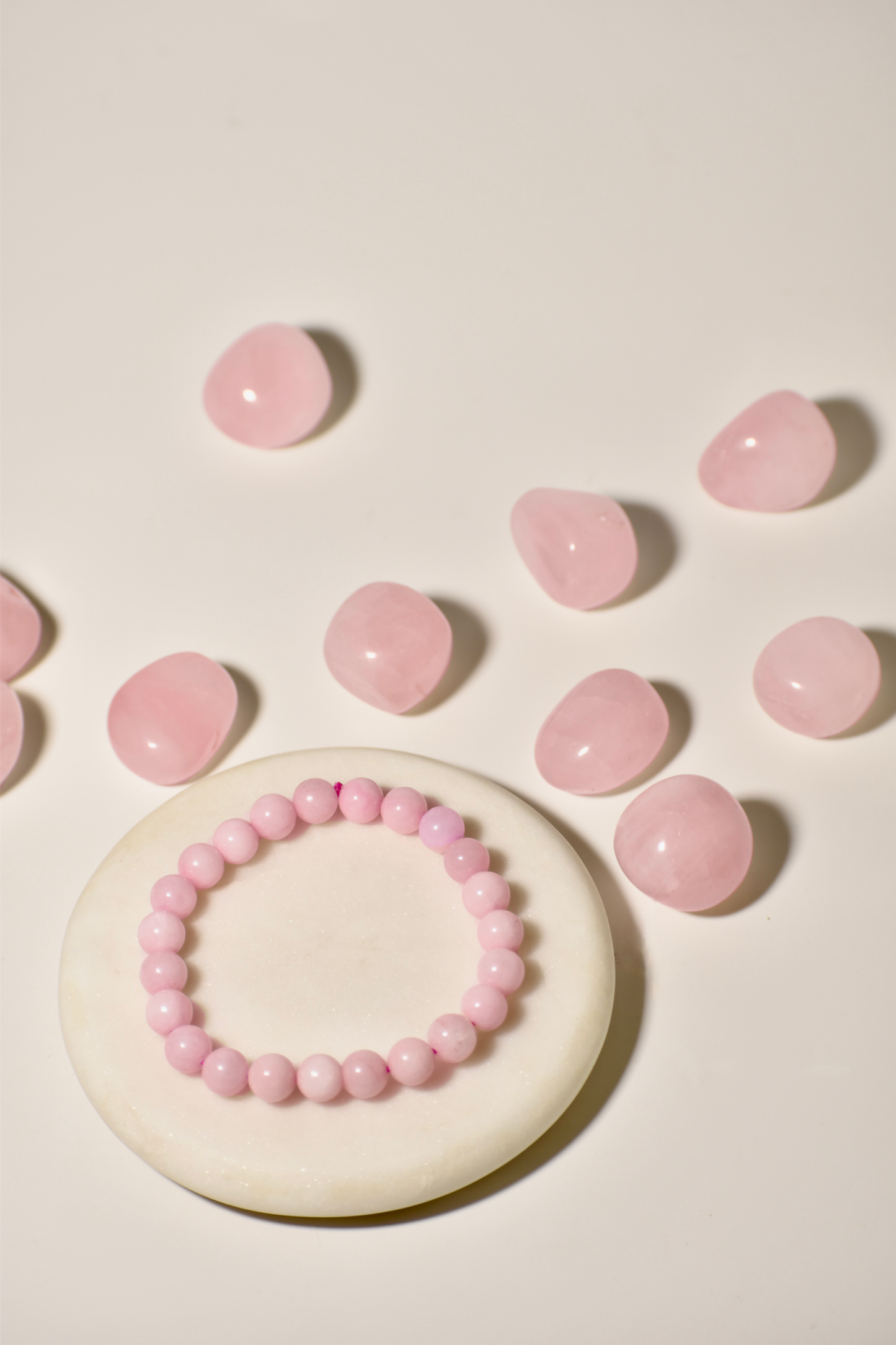 Rose Quartz Heart Chakra Bracelet