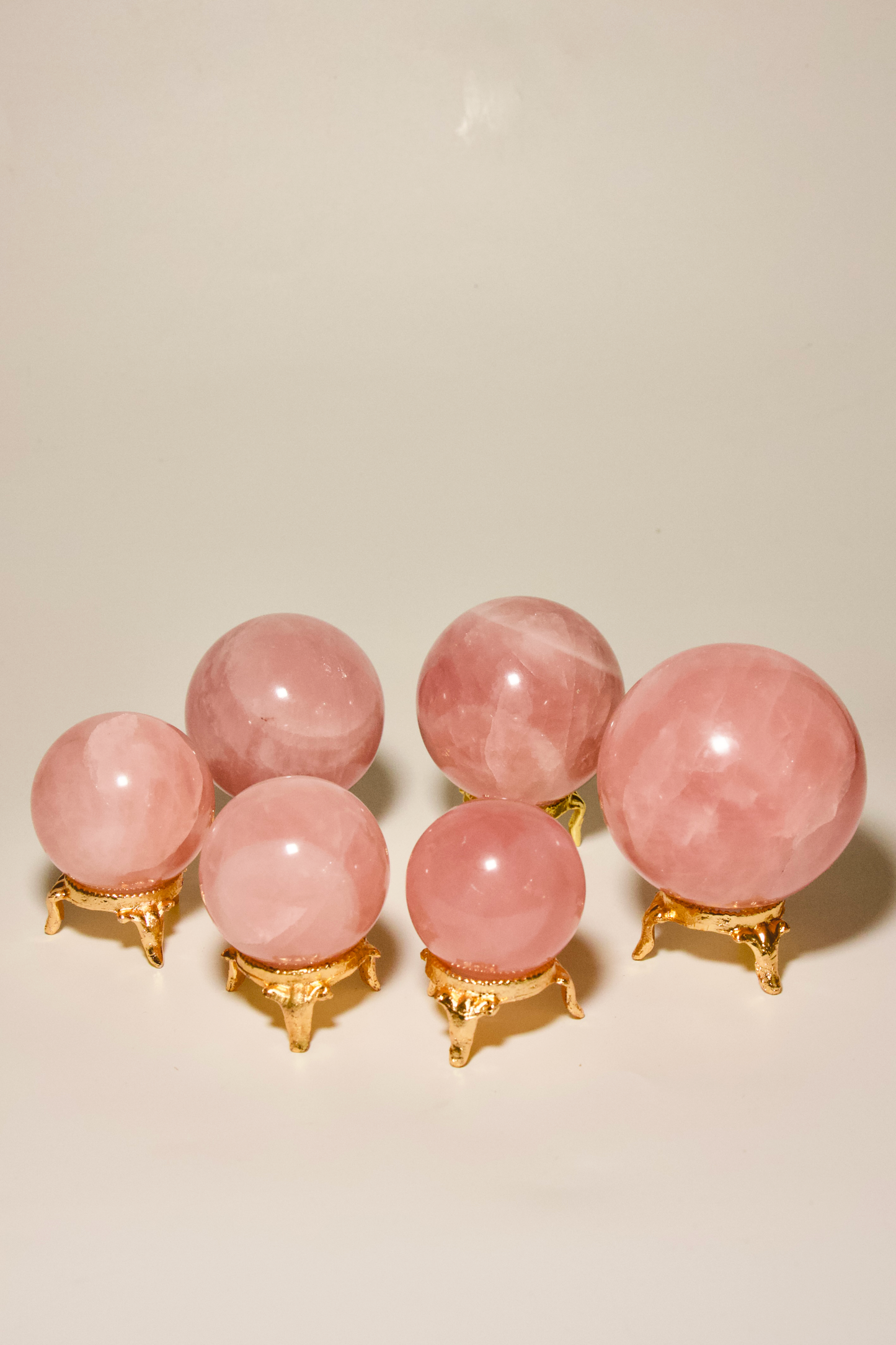 Rose Quartz Spheres