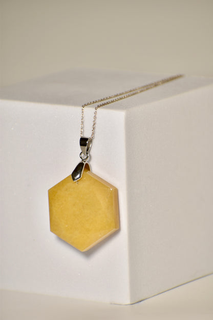 Yellow Aventurine Solar Plexus Star Necklace