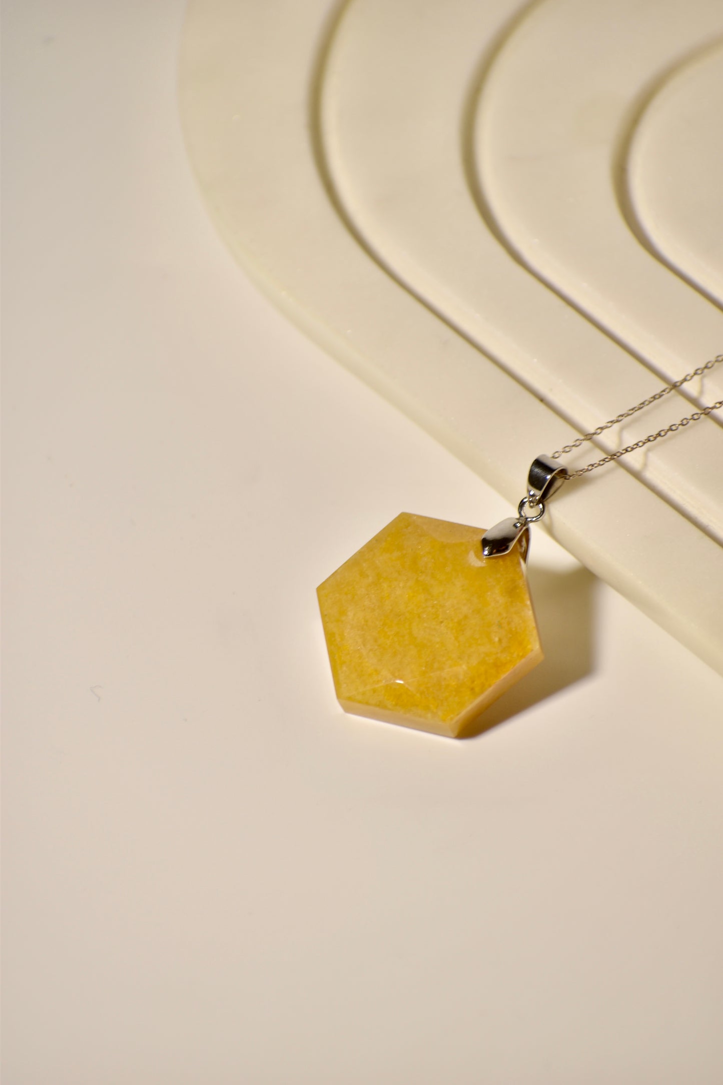 Yellow Aventurine Solar Plexus Star Necklace